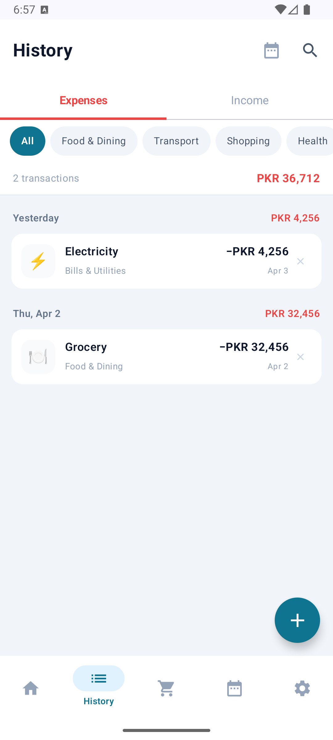 Add Transaction